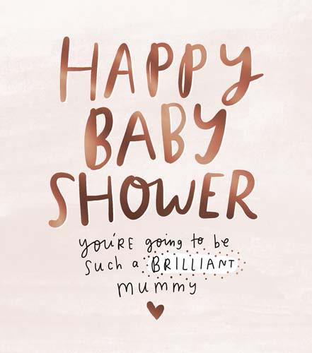 Happy Baby shower card