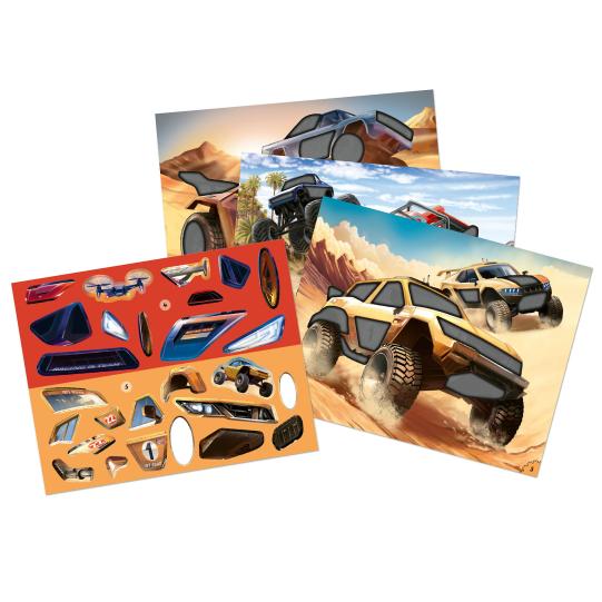 Action World Monster Cars - Sticker Book