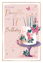Special Daughter 17th Birthday - 17th Birthday Card