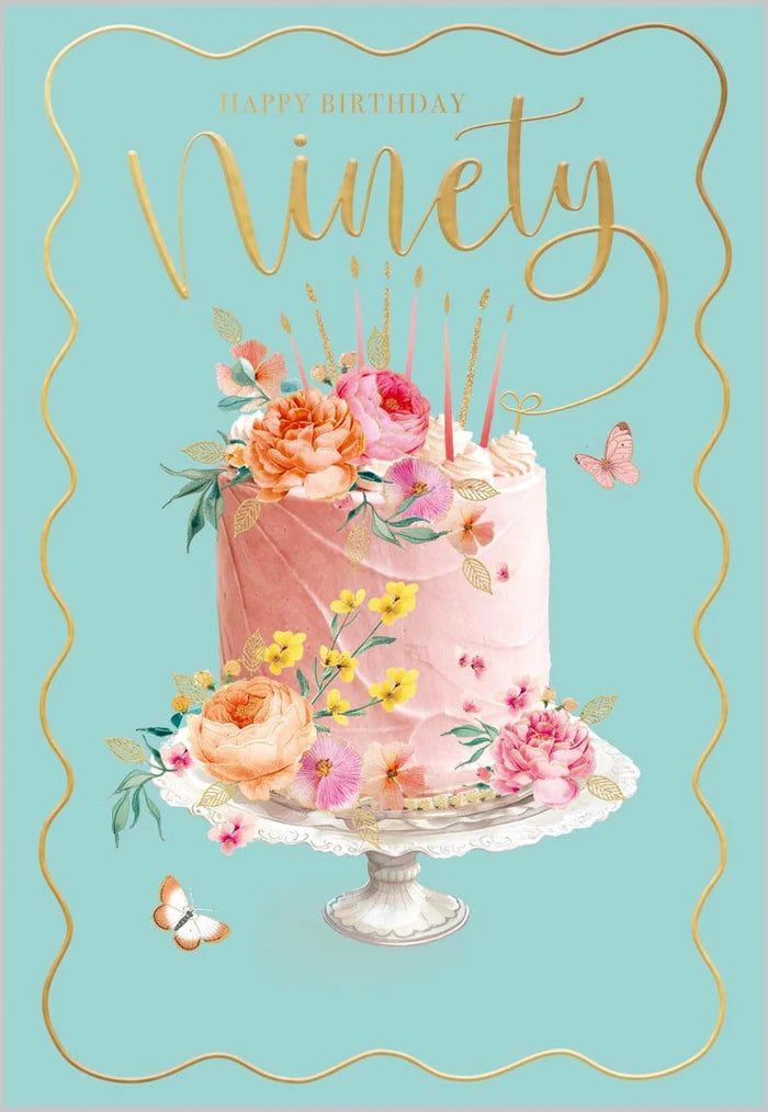 Birthday wishes (mint green) 70 Card