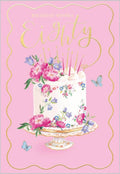 Birthday wishes,(pink) 80  Card