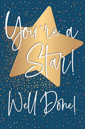 You're a star! - Congratulations card