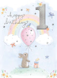 1st birthday card