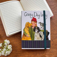 Alex Clark Crazy Dog Lady - Small - Chunky Notebook