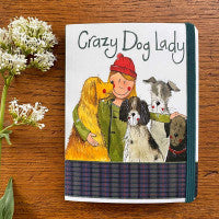 Alex Clark Crazy Dog Lady - Small - Chunky Notebook