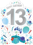 13th Birthday card