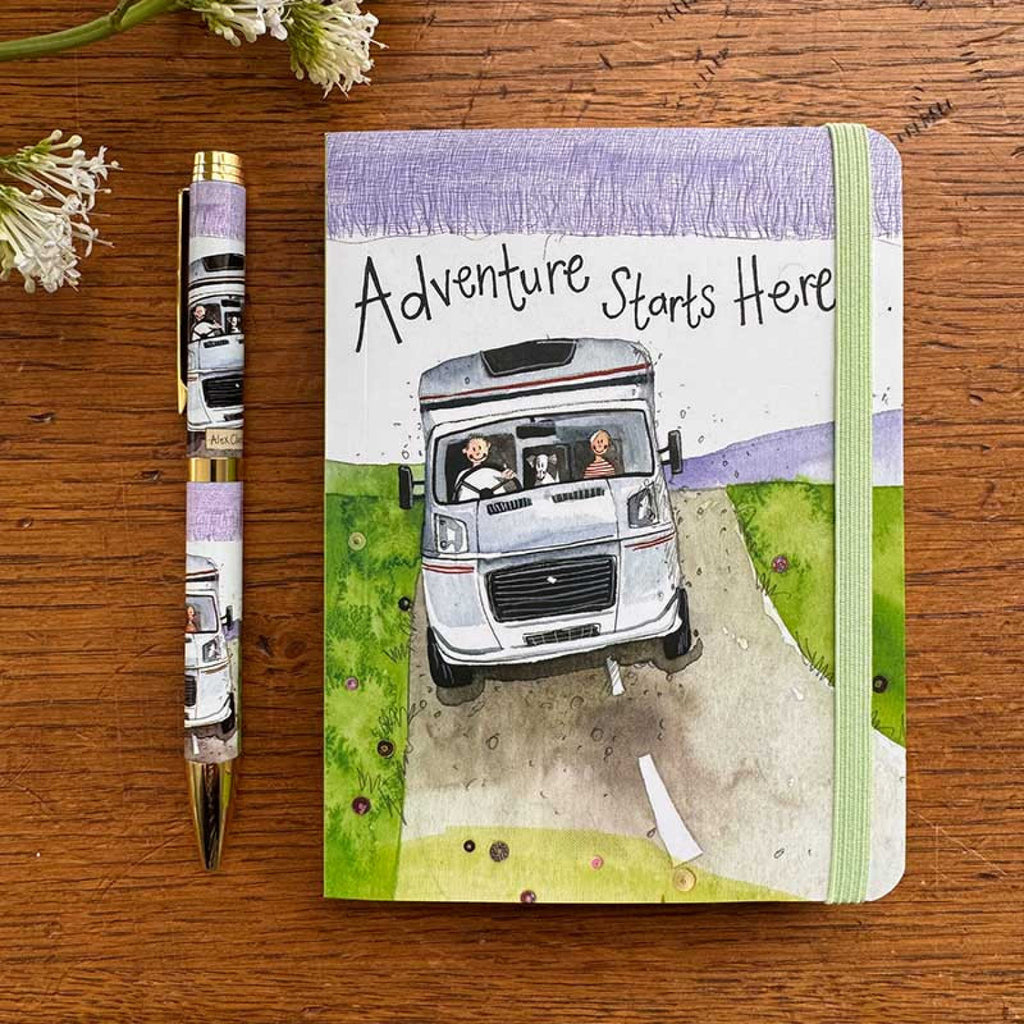 Alex Clark Adventure Starts Here - Small - Chunky Notebook