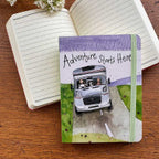 Alex Clark Adventure Starts Here - Small - Chunky Notebook