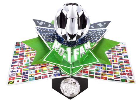 No 1 Fan -3d Second Nature pop up card