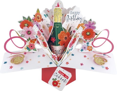 Prosecco - 3d Second Nature pop up card