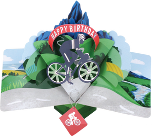 Cycling - 3d Second Nature pop up card
