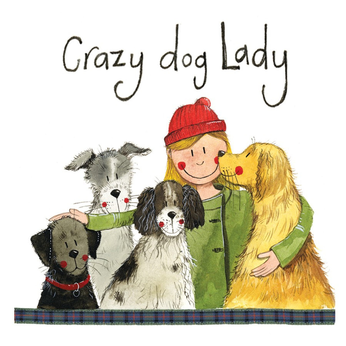 Alex Clark Crazy Dog Lady - Coaster