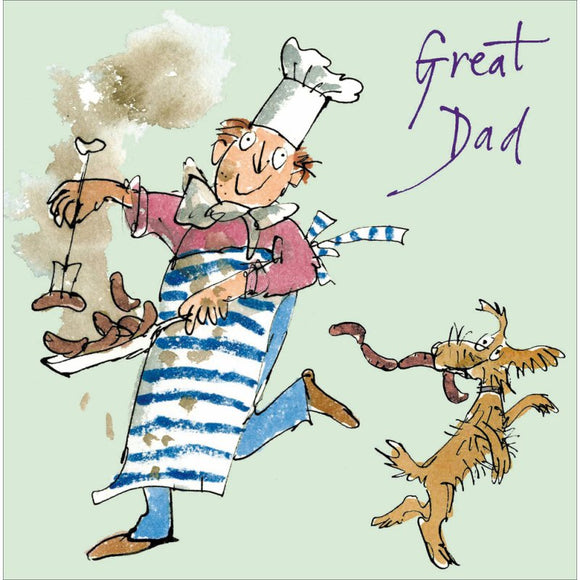 Great Dad - Quentin Blake Father's Day card