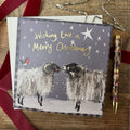 Alex Clark Two Ewes - Christmas Card