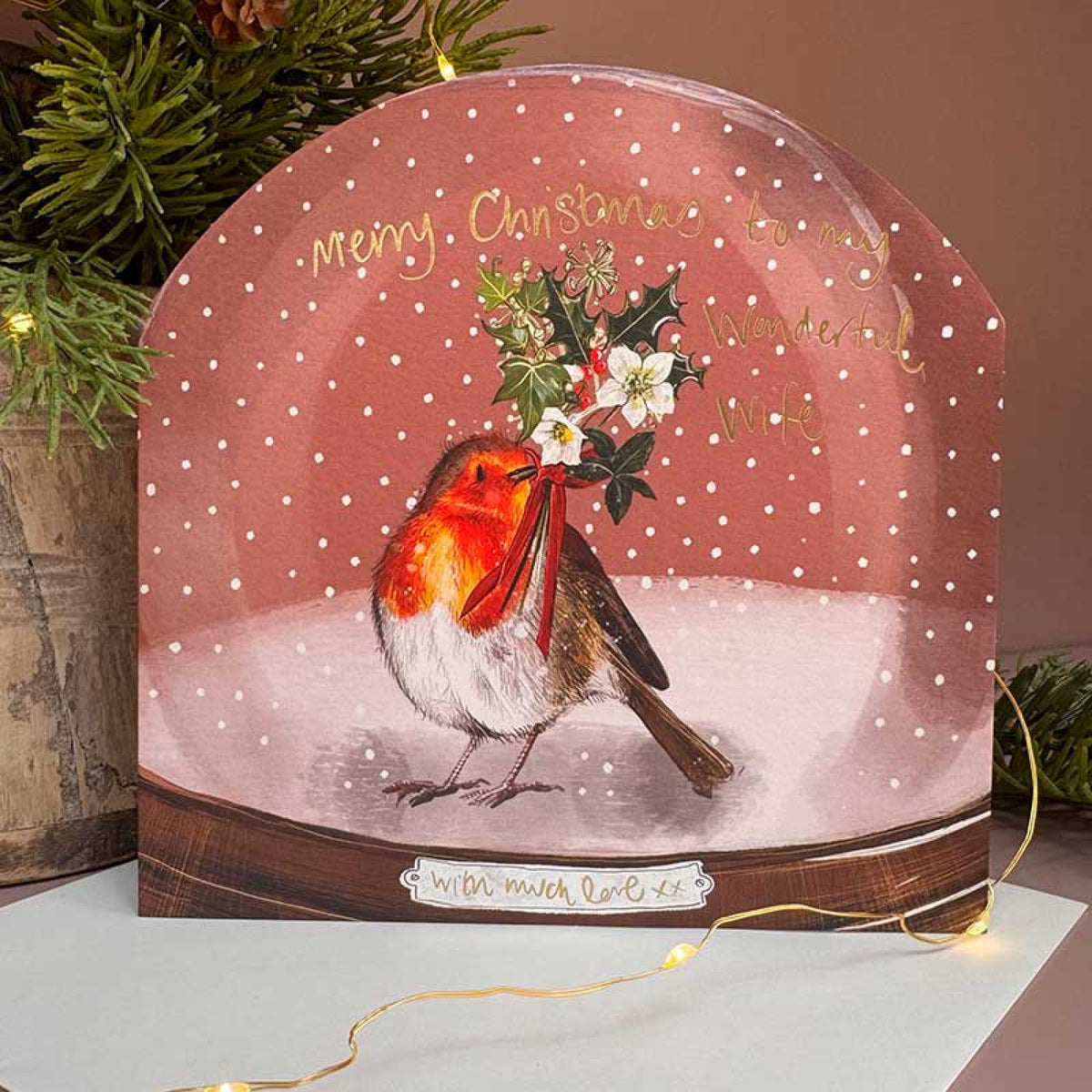 Alex Clark Wonderful Wife - Christmas Card
