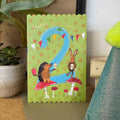 Alex Clark Hedgehog Second Birthday - 2nd Birthday Card
