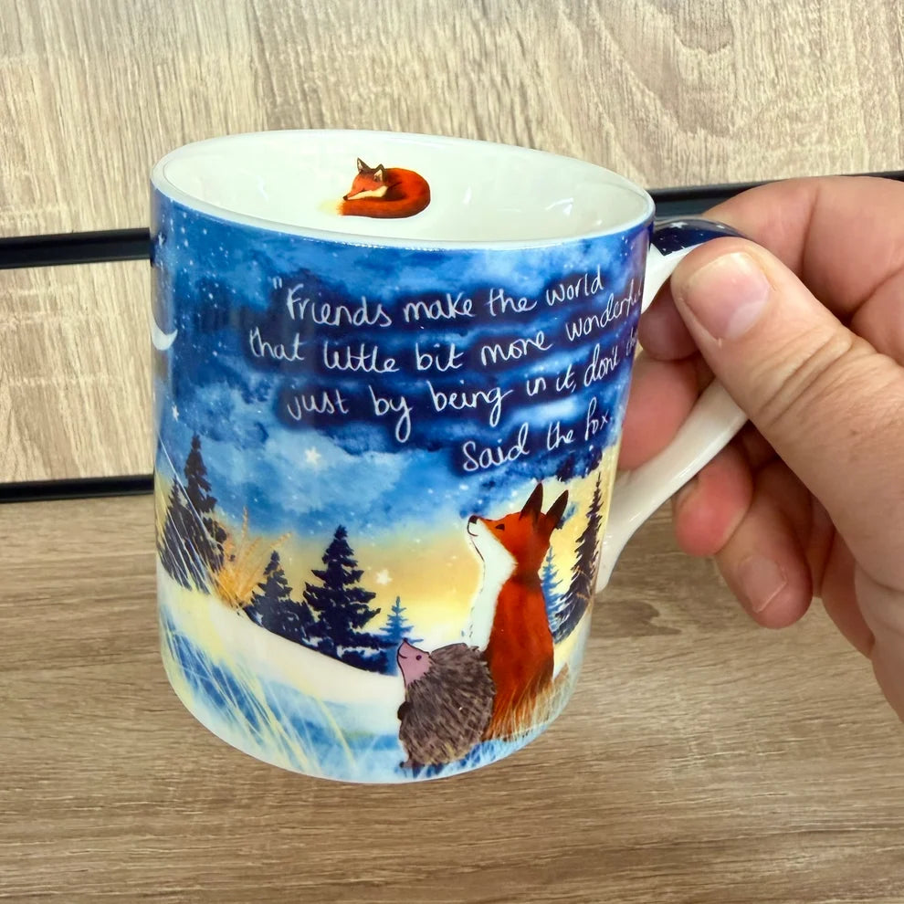 Fox Under The Moon Wonderful Friend - Mug