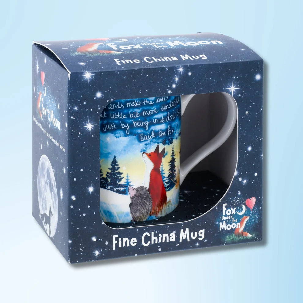 Fox Under The Moon Wonderful Friend - Mug