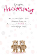 On your Anniversary card