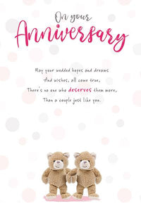 On your Anniversary card