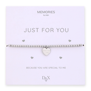 Just for you - memories bracelet