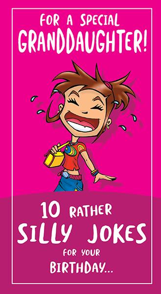 Silly jokes granddaughter birthday card