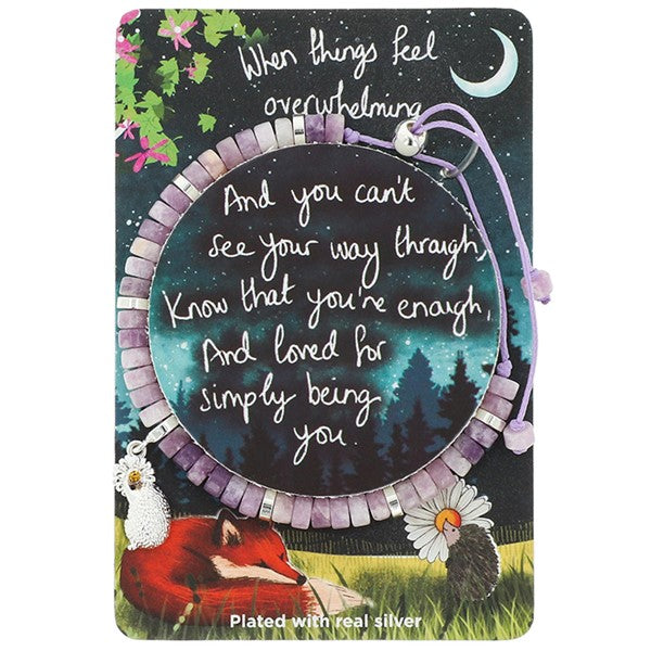 Fox under the Moon Overwhelming - Beaded Bracelet