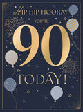 90th Birthday Card