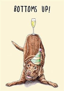 Bottoms up - Birthday card