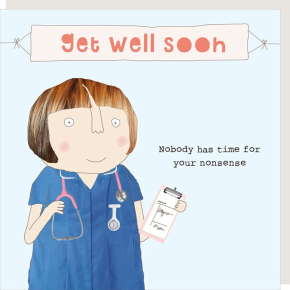 Get Well Soon - Rosie Made a Thing card