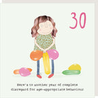 Rosie Made a Thing - 30th birthday card