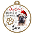 Pet Wooden Disc Christmas Ornaments