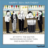 50th Birthday - Fred by Rupert Fawcett card