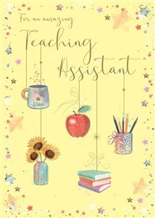 Amazing teaching assistant card