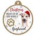 Pet Wooden Disc Christmas Ornaments