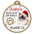 Pet Wooden Disc Christmas Ornaments