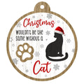 Pet Wooden Disc Christmas Ornaments