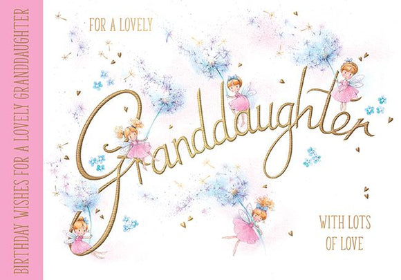 For a Lovely Granddaughter - Birthday card