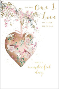 One I love - birthday card