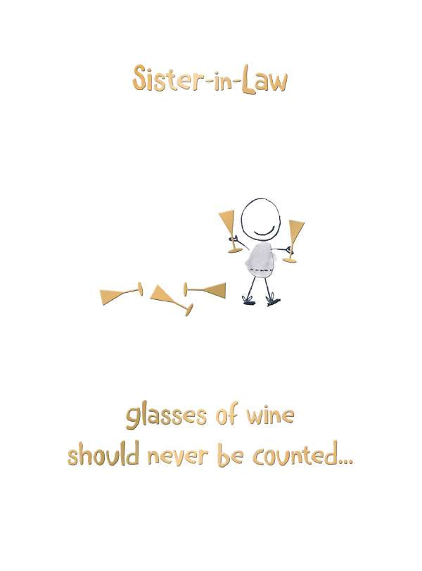 Sister-in-law - birthday card