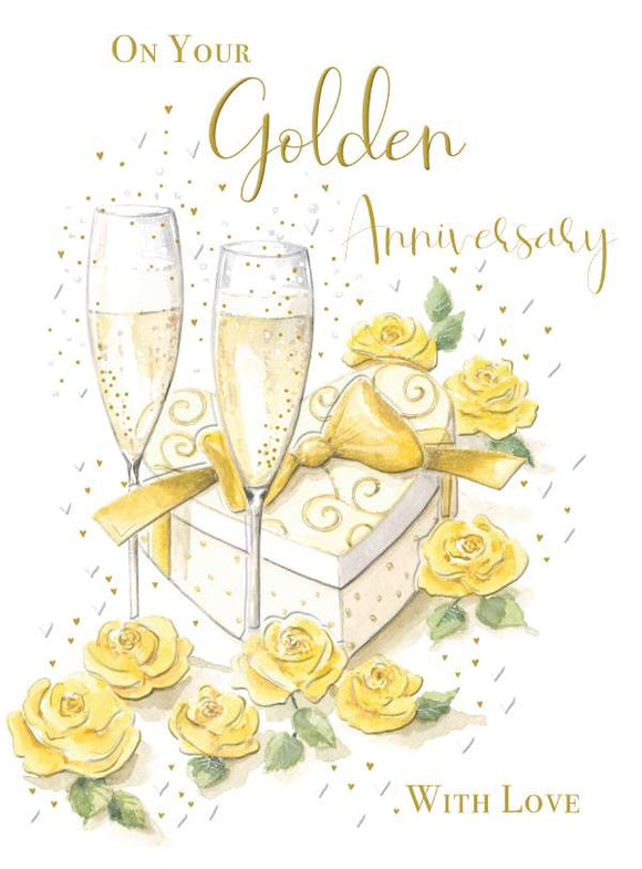 On your  Golden Anniversary card