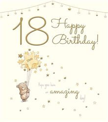 18th Birthday card