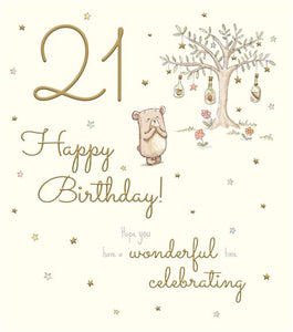 21st Birthday card