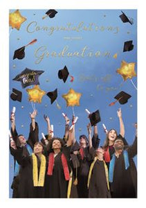 Hats off - Graduation card