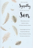 Loss of son- Sympathy card