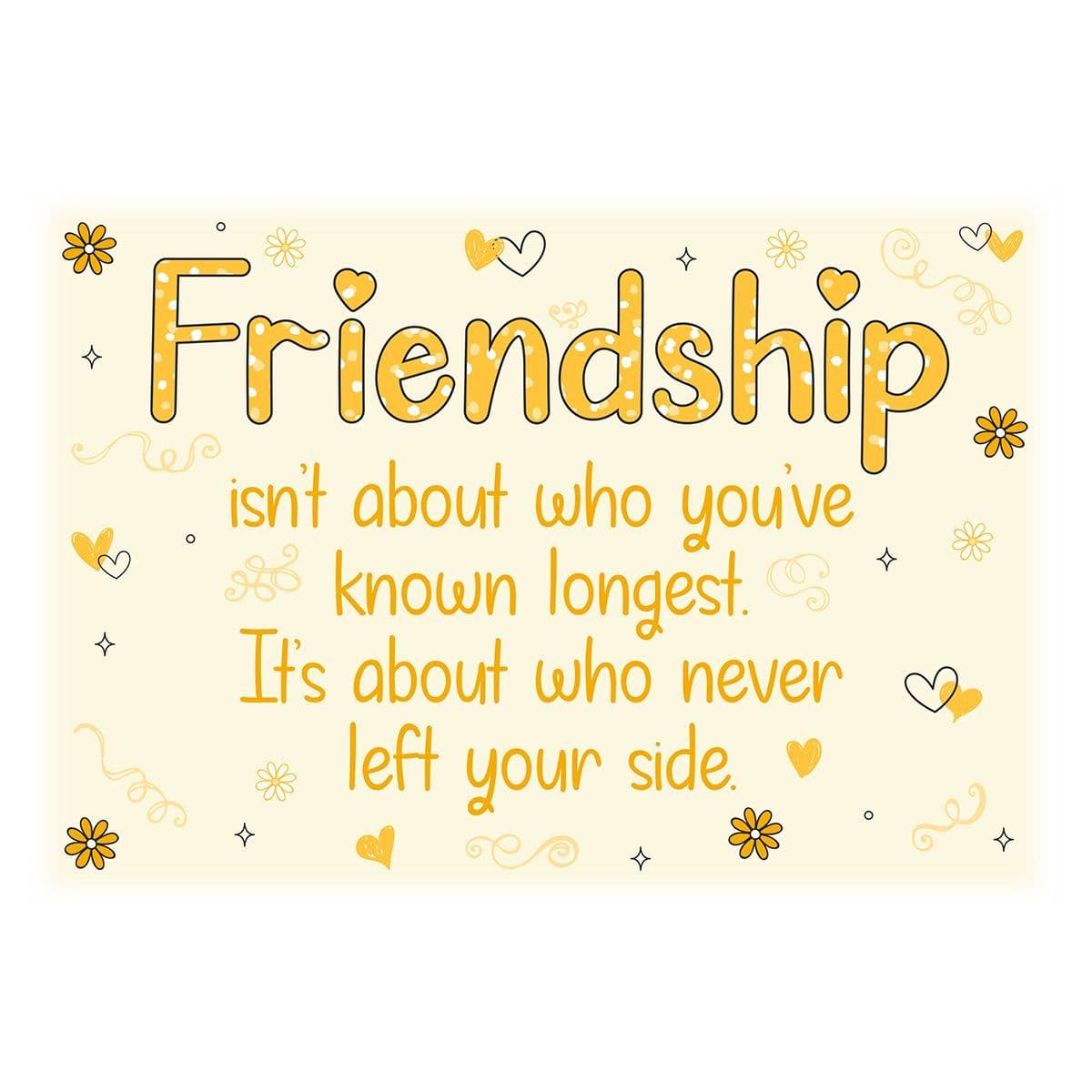 Friendship - Vintage Metal Sign