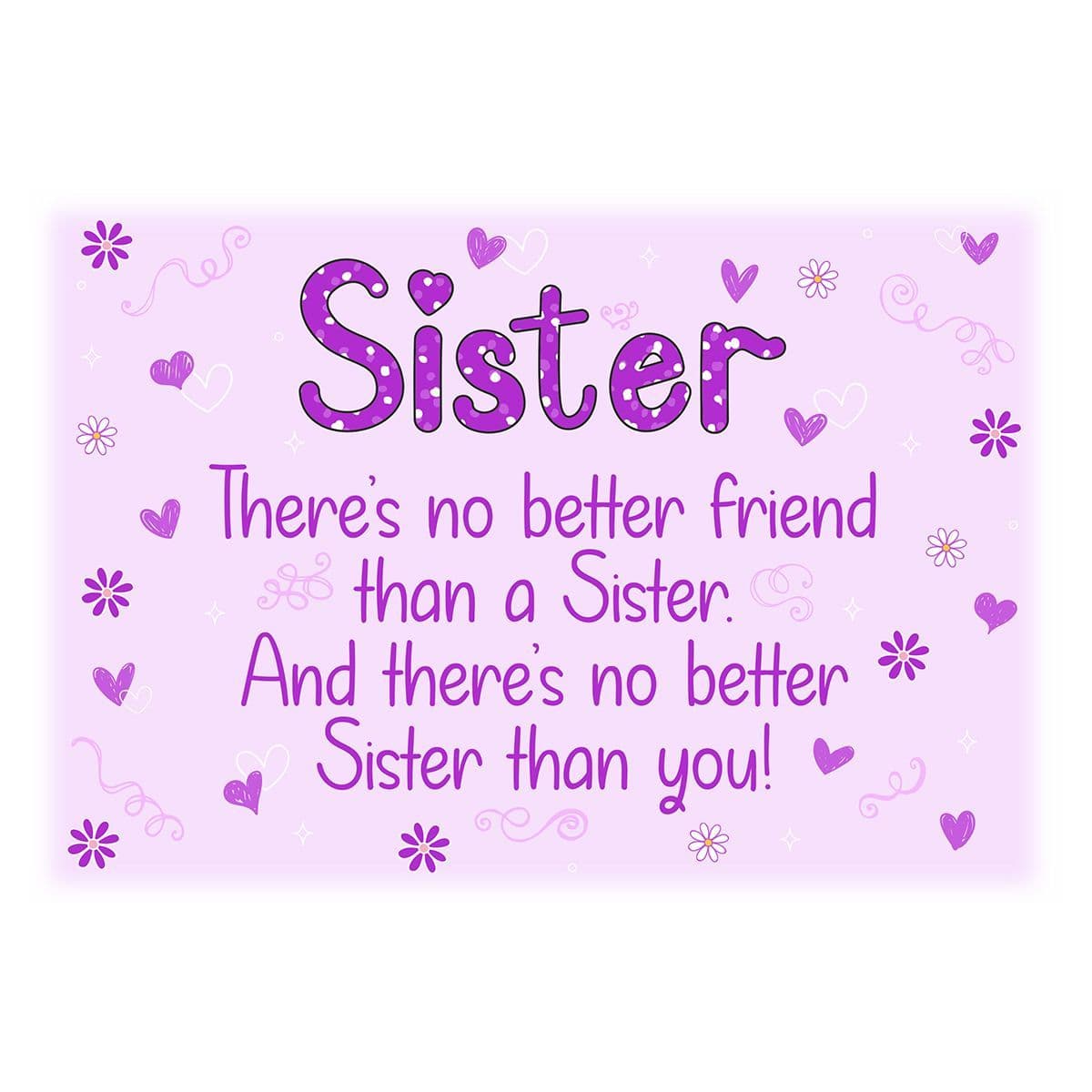 Sister - Vintage Metal Sign