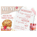 Mum, perfect recipe - Vintage Metal Sign