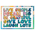 Live Simple - Vintage Metal Sign