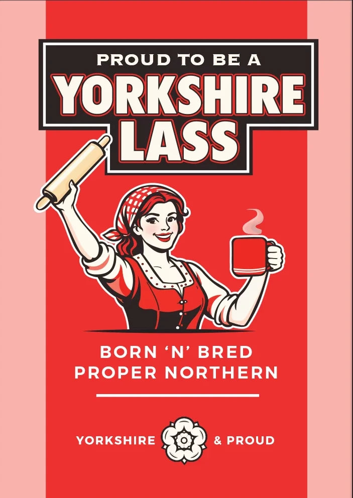 Yorkshire Lass - A4 Yorkshire Print